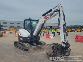 2023 Bobcat E55z Mini Excavators For Auction: Leeds, UK – 30th April, 1st, 2nd & 3rd May 25 full
