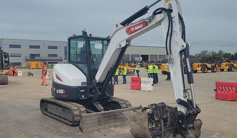2023 Bobcat E55z Mini Excavators For Auction: Leeds, UK – 30th April, 1st, 2nd & 3rd May 25 full