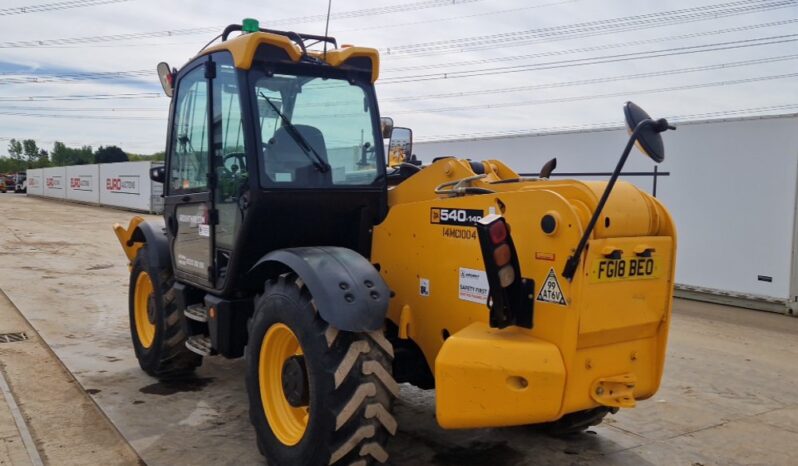 2018 JCB 540-140 Hi Viz Telehandlers For Auction: Leeds, UK – 30th April, 1st, 2nd & 3rd May 25 full