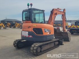 2021 Doosan DX62R-3 6 Ton+ Excavators For Auction: Leeds, UK – 30th April, 1st, 2nd & 3rd May 25 full