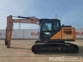 Unused Case CX130E 10 Ton+ Excavators For Auction: Leeds, UK – 30th April, 1st, 2nd & 3rd May 25 full