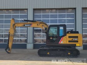 Unused Sany SY135C 10 Ton+ Excavators For Auction: Leeds, UK – 30th April, 1st, 2nd & 3rd May 25 full