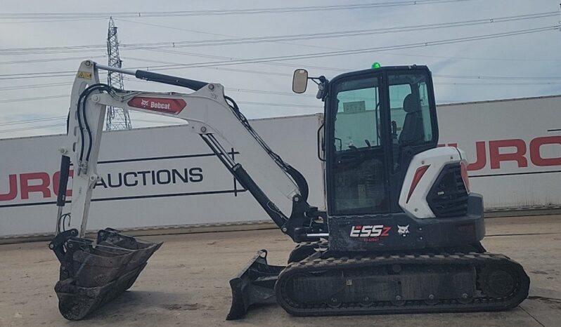 2023 Bobcat E55z Mini Excavators For Auction: Leeds, UK – 30th April, 1st, 2nd & 3rd May 25 full