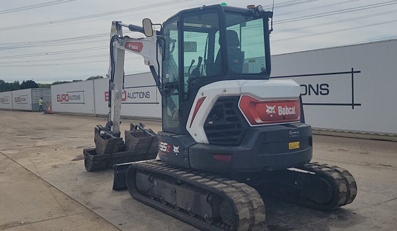 2023 Bobcat E55z Mini Excavators For Auction: Leeds, UK – 30th April, 1st, 2nd & 3rd May 25 full