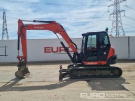 2018 Kubota KX080-4A 6 Ton+ Excavators For Auction: Leeds, UK – 30th April, 1st, 2nd & 3rd May 25 full