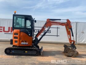 2024 Hitachi ZX26U-6 CLR Mini Excavators For Auction: Dromore, NI – 16th & 17th May 2025 For Auction on 2025-05-17 full