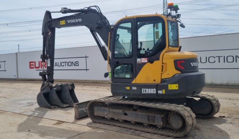 2021 Volvo ECR88D 6 Ton+ Excavators For Auction: Leeds, UK – 30th April, 1st, 2nd & 3rd May 25 full