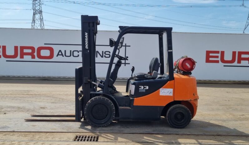 2014 Doosan G33P-5 Forklifts For Auction: Leeds, UK – 30th April, 1st, 2nd & 3rd May 25 full