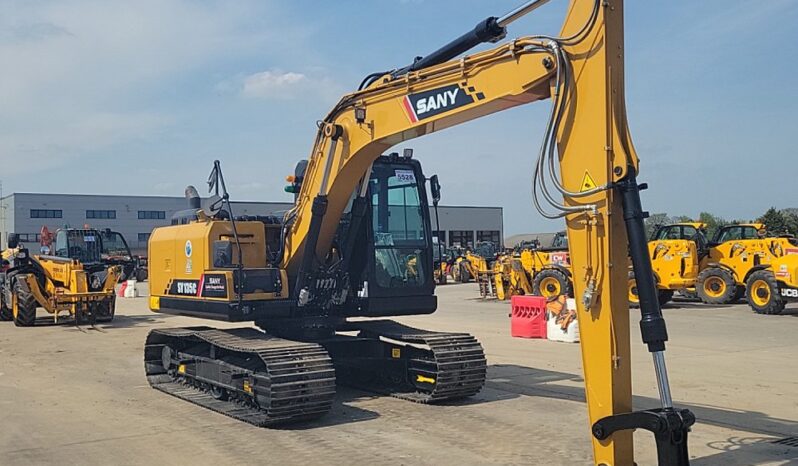Unused Sany SY135C 10 Ton+ Excavators For Auction: Leeds, UK – 30th April, 1st, 2nd & 3rd May 25 full