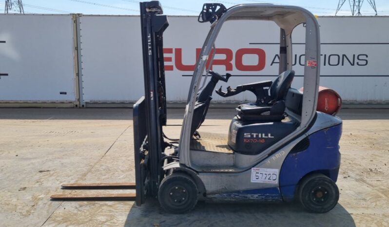 2018 Still RX70-16T Forklifts For Auction: Leeds, UK – 30th April, 1st, 2nd & 3rd May 25 full