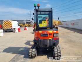 2020 Kubota U27-4 Mini Excavators For Auction: Leeds, UK – 30th April, 1st, 2nd & 3rd May 25 full