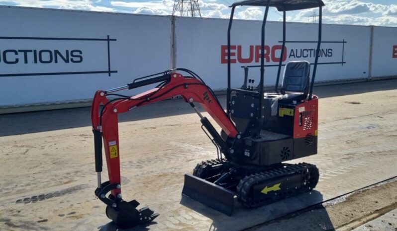 Unused 2024 JPC HT12 Micro Excavators For Auction: Leeds, UK – 30th April, 1st, 2nd & 3rd May 25