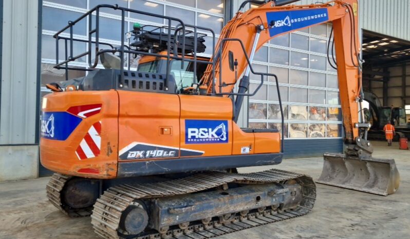 2022 Doosan DX140LC-7 10 Ton+ Excavators For Auction: Leeds, UK – 30th April, 1st, 2nd & 3rd May 25 full