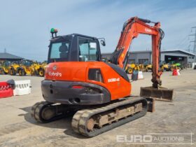 2018 Kubota KX080-4A 6 Ton+ Excavators For Auction: Leeds, UK – 30th April, 1st, 2nd & 3rd May 25 full
