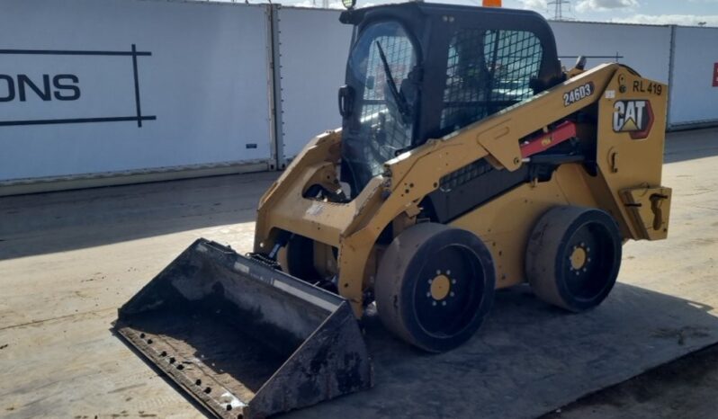 2019 CAT 246D3 Skidsteer Loaders For Auction: Leeds, UK – 30th April, 1st, 2nd & 3rd May 25
