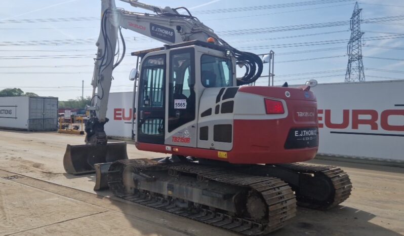 2020 Takeuchi TB2150R 10 Ton+ Excavators For Auction: Leeds, UK – 30th April, 1st, 2nd & 3rd May 25 full