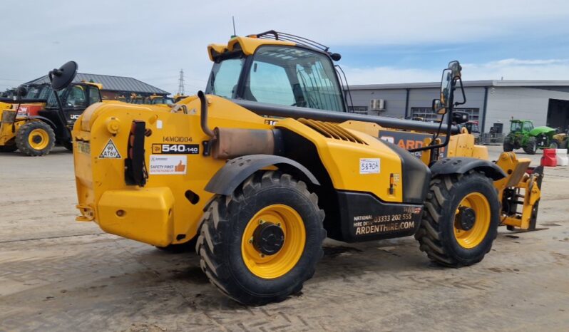 2018 JCB 540-140 Hi Viz Telehandlers For Auction: Leeds, UK – 30th April, 1st, 2nd & 3rd May 25 full