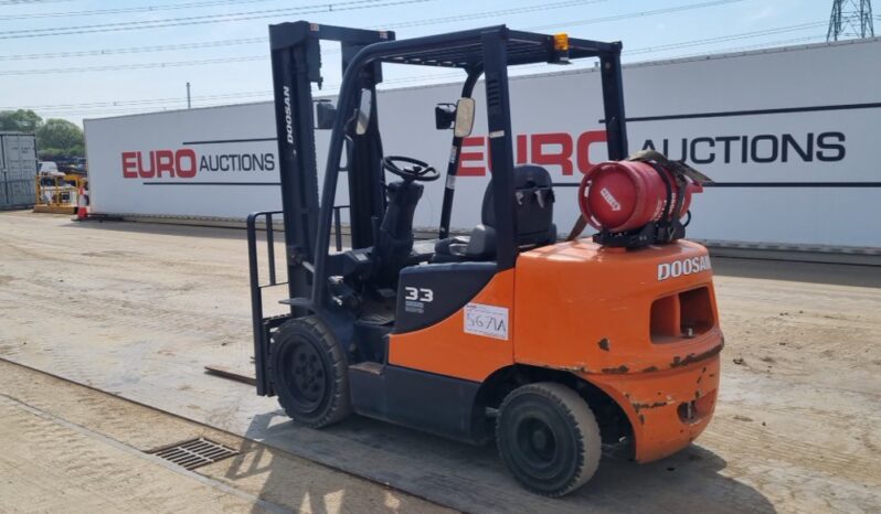 2014 Doosan G33P-5 Forklifts For Auction: Leeds, UK – 30th April, 1st, 2nd & 3rd May 25 full
