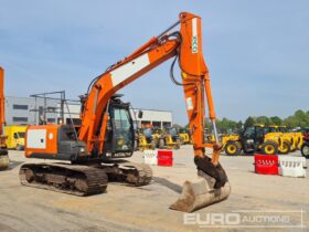 2015 Hitachi ZX130LCN-5B 10 Ton+ Excavators For Auction: Leeds, UK – 30th April, 1st, 2nd & 3rd May 25 full