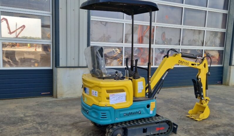 Unused 2024 DigMaster DM100 Micro Excavators For Auction: Leeds, UK – 30th April, 1st, 2nd & 3rd May 25 full