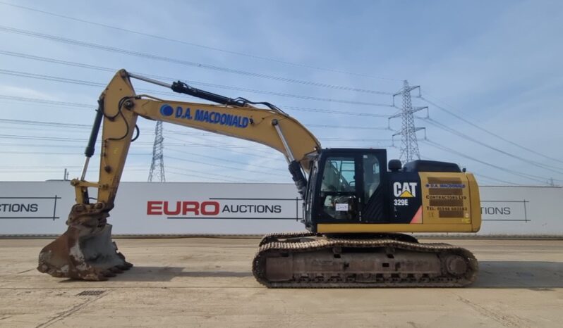 2015 CAT 329EL 20 Ton+ Excavators For Auction: Leeds, UK – 30th April, 1st, 2nd & 3rd May 25 full
