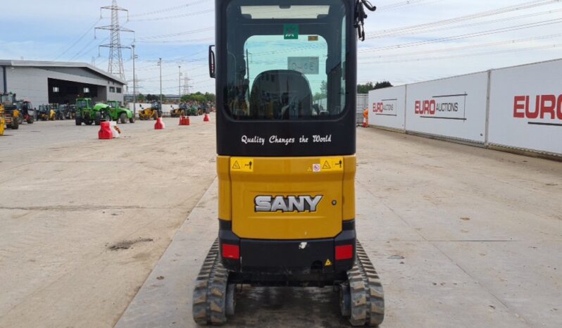 2023 Sany SY18C Mini Excavators For Auction: Leeds, UK – 30th April, 1st, 2nd & 3rd May 25 full
