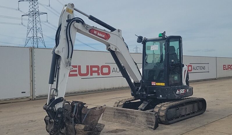 2023 Bobcat E55z Mini Excavators For Auction: Leeds, UK – 30th April, 1st, 2nd & 3rd May 25