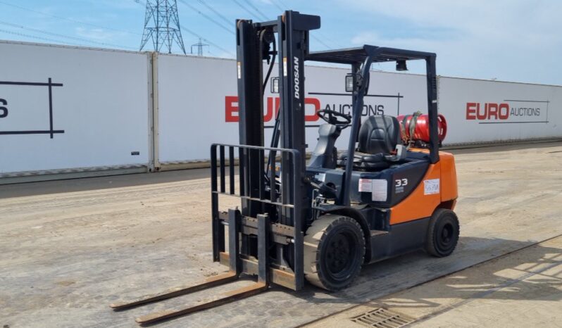 2014 Doosan G33P-5 Forklifts For Auction: Leeds, UK – 30th April, 1st, 2nd & 3rd May 25