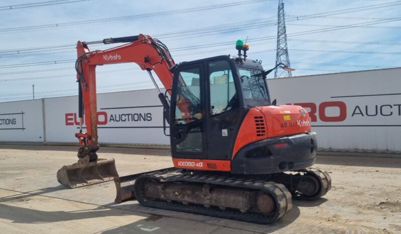 2018 Kubota KX080-4A 6 Ton+ Excavators For Auction: Leeds, UK – 30th April, 1st, 2nd & 3rd May 25 full