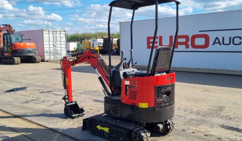 Unused 2024 JPC HT12 Micro Excavators For Auction: Leeds, UK – 30th April, 1st, 2nd & 3rd May 25 full