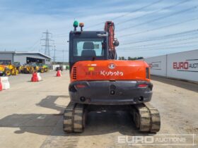 2018 Kubota KX080-4A 6 Ton+ Excavators For Auction: Leeds, UK – 30th April, 1st, 2nd & 3rd May 25 full