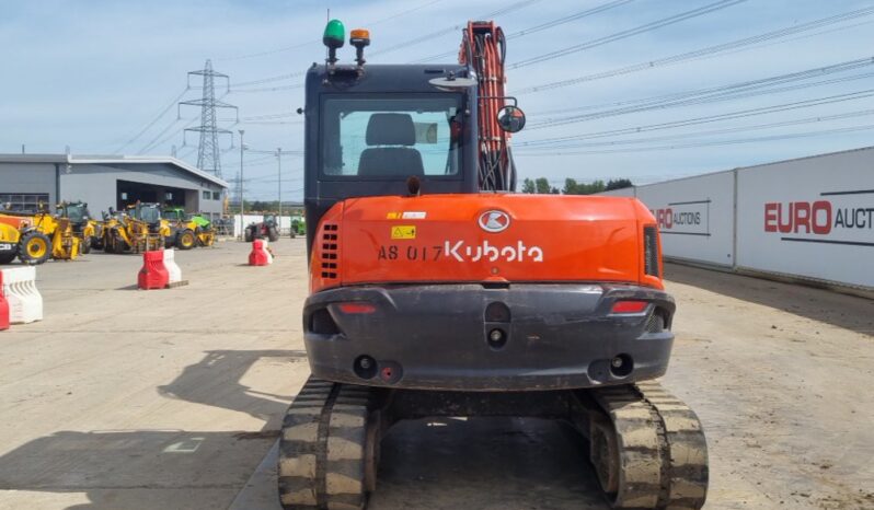 2018 Kubota KX080-4A 6 Ton+ Excavators For Auction: Leeds, UK – 30th April, 1st, 2nd & 3rd May 25 full