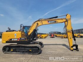 Unused Sany SY135C 10 Ton+ Excavators For Auction: Leeds, UK – 30th April, 1st, 2nd & 3rd May 25 full