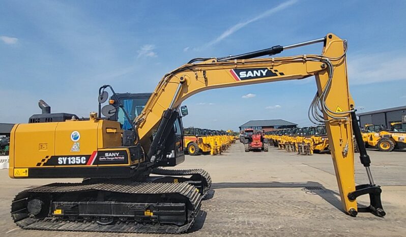 Unused Sany SY135C 10 Ton+ Excavators For Auction: Leeds, UK – 30th April, 1st, 2nd & 3rd May 25 full