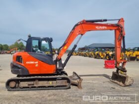 2018 Kubota KX080-4A 6 Ton+ Excavators For Auction: Leeds, UK – 30th April, 1st, 2nd & 3rd May 25 full