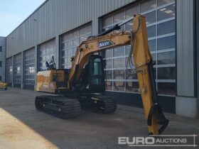 Unused Sany SY135C 10 Ton+ Excavators For Auction: Leeds, UK – 30th April, 1st, 2nd & 3rd May 25 full