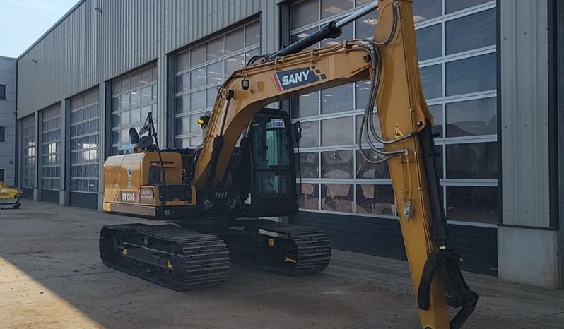 Unused Sany SY135C 10 Ton+ Excavators For Auction: Leeds, UK – 30th April, 1st, 2nd & 3rd May 25 full