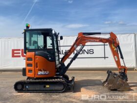 2024 Hitachi ZX26U-6 CLR Mini Excavators For Auction: Dromore, NI – 16th & 17th May 2025 For Auction on 2025-05-17 full