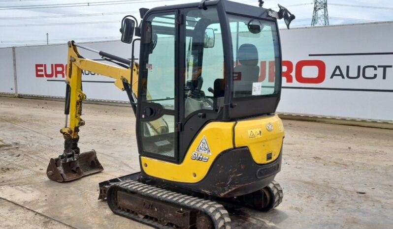 2016 Yanmar SV18 Mini Excavators For Auction: Leeds, UK – 30th April, 1st, 2nd & 3rd May 25 full