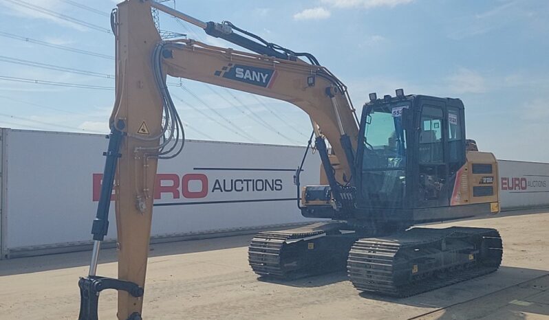 Unused Sany SY135C 10 Ton+ Excavators For Auction: Leeds, UK – 30th April, 1st, 2nd & 3rd May 25