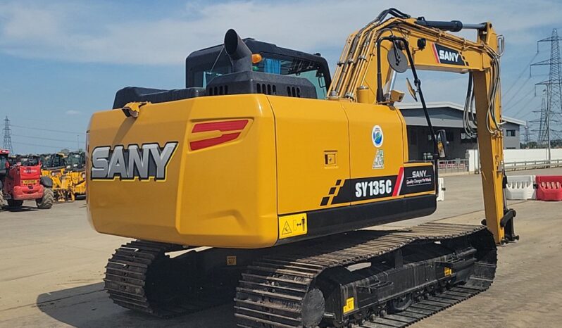 Unused Sany SY135C 10 Ton+ Excavators For Auction: Leeds, UK – 30th April, 1st, 2nd & 3rd May 25 full