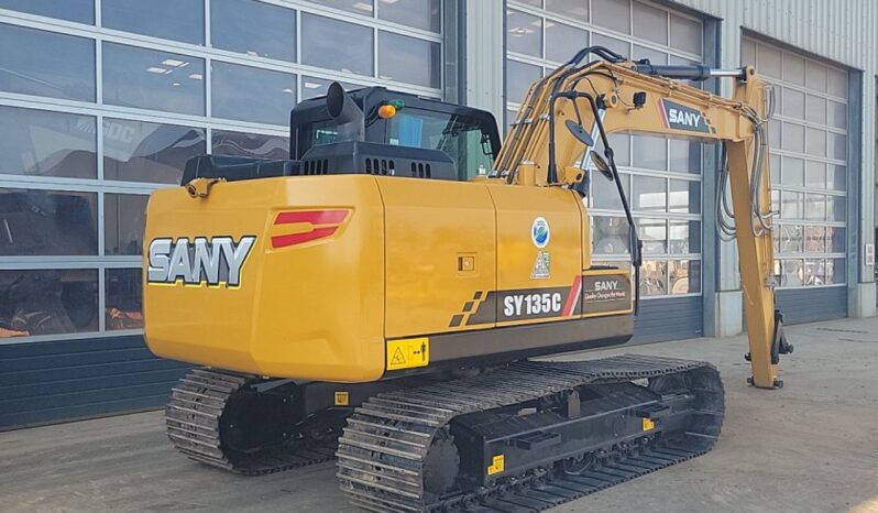 Unused Sany SY135C 10 Ton+ Excavators For Auction: Leeds, UK – 30th April, 1st, 2nd & 3rd May 25 full
