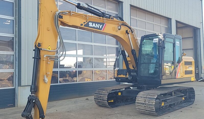 Unused Sany SY135C 10 Ton+ Excavators For Auction: Leeds, UK – 30th April, 1st, 2nd & 3rd May 25