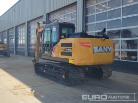 Unused Sany SY135C 10 Ton+ Excavators For Auction: Leeds, UK – 30th April, 1st, 2nd & 3rd May 25 full