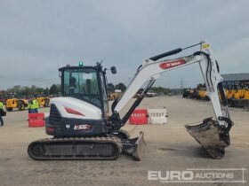 2023 Bobcat E55z Mini Excavators For Auction: Leeds, UK – 30th April, 1st, 2nd & 3rd May 25 full