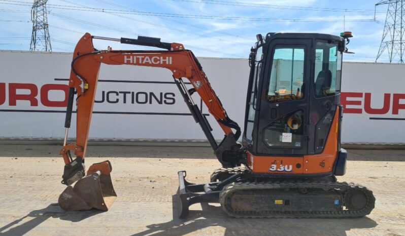 2023 Hitachi ZX33U-6-CX Mini Excavators For Auction: Leeds, UK – 30th April, 1st, 2nd & 3rd May 25 full