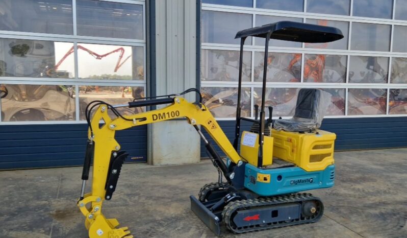 Unused 2024 DigMaster DM100 Micro Excavators For Auction: Leeds, UK – 30th April, 1st, 2nd & 3rd May 25