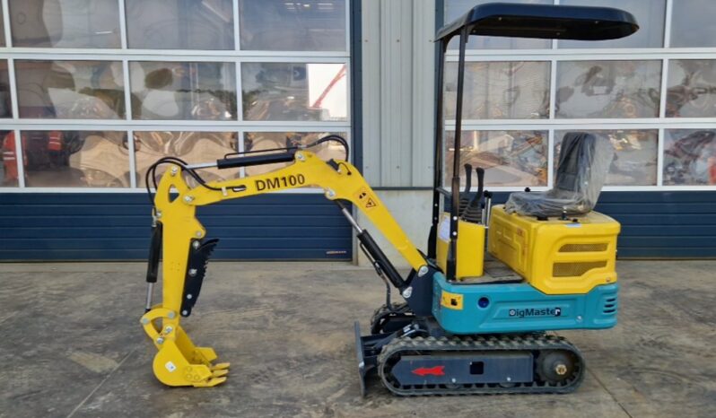 Unused 2024 DigMaster DM100 Micro Excavators For Auction: Leeds, UK – 30th April, 1st, 2nd & 3rd May 25 full