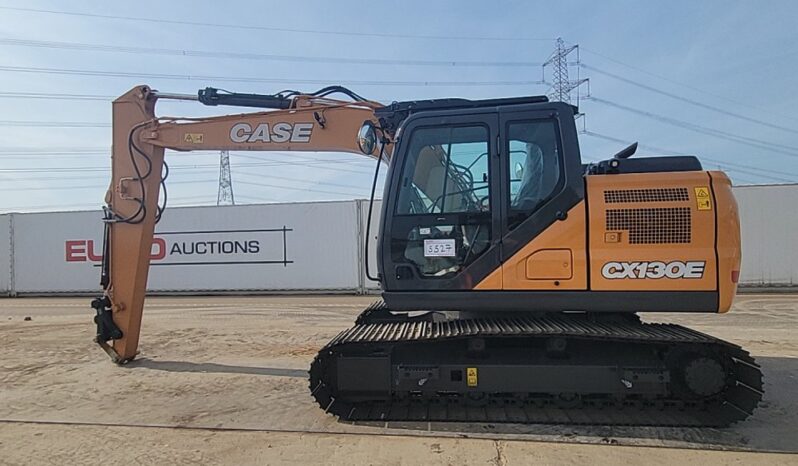 Unused Case CX130E 10 Ton+ Excavators For Auction: Leeds, UK – 30th April, 1st, 2nd & 3rd May 25 full