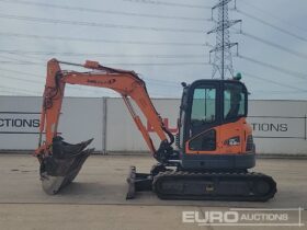 2021 Doosan DX62R-3 6 Ton+ Excavators For Auction: Leeds, UK – 30th April, 1st, 2nd & 3rd May 25 full